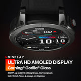 Zeblaze Stratos 3 1.43 inch AMOLED Screen IP68 Waterproof Smart Watch, Support Bluetooth Call / GPS, Stratos 3