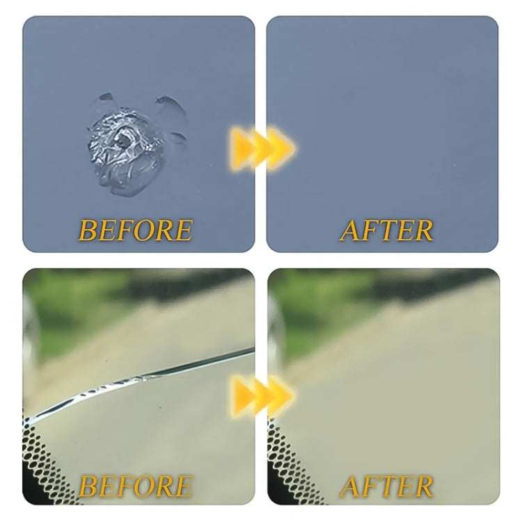 2 in 1 3ml Paintless Dent Removal Car Window Windshield Repair Fluid with Tool, 2 in 1 Repair Fluid
