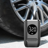 Mini inflador de neumáticos inalámbrico portátil para coche con pantalla digital