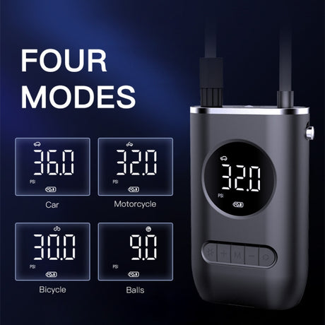 Car Portable Mini Wireless Digital Display Tire Inflator Pump - LYDARZ