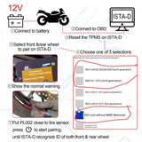 Herramienta de activación del sensor de presión de neumáticos WOYO PL002 para motocicletas BMW, PL002