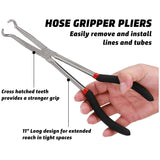 Alicates de punta puntiaguda extendida para juntas tóricas de 5/16 de pulgada: herramienta de precisión para facilitar la manipulación de juntas tóricas
