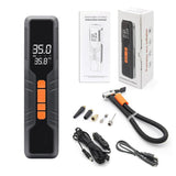 Inflador de neumáticos portátil inalámbrico de 60 W con batería de 6000 mAh