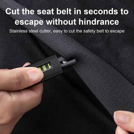 Car Multi-functional Emergency Safety Hammer Temporary Parking Dual Number Plate