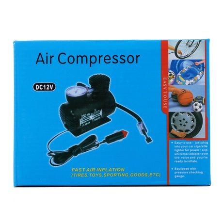 Portable Mini Auto Electric Air Compressor of Car Inflator with 3 Pneumatic Nozzle (300 PSI / DC 12V) - LYDARZ
