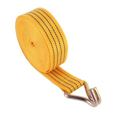 ST-213 2T 10m x 4cm Heavy Duty Recovery Cable with Hook and Buckle for Cars and Trucks - LYDARZ