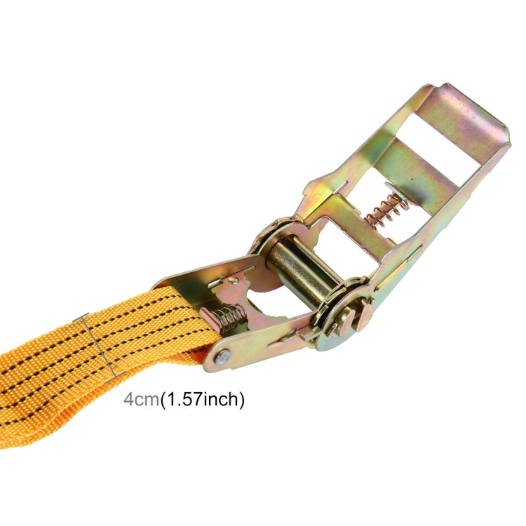 ST-213 Heavy Duty Recovery Cable 10m x 4cm with Hook and Buckle for Cars and Trucks