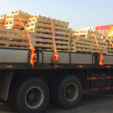 ST-213 Heavy Duty Recovery Cable 10m x 4cm with Hook and Buckle for Cars and Trucks