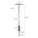 19-in-1 Auto Body Repair Tool Kit with Silver T-Bar Slide Hammer for Hail Damage and Dent Fixing