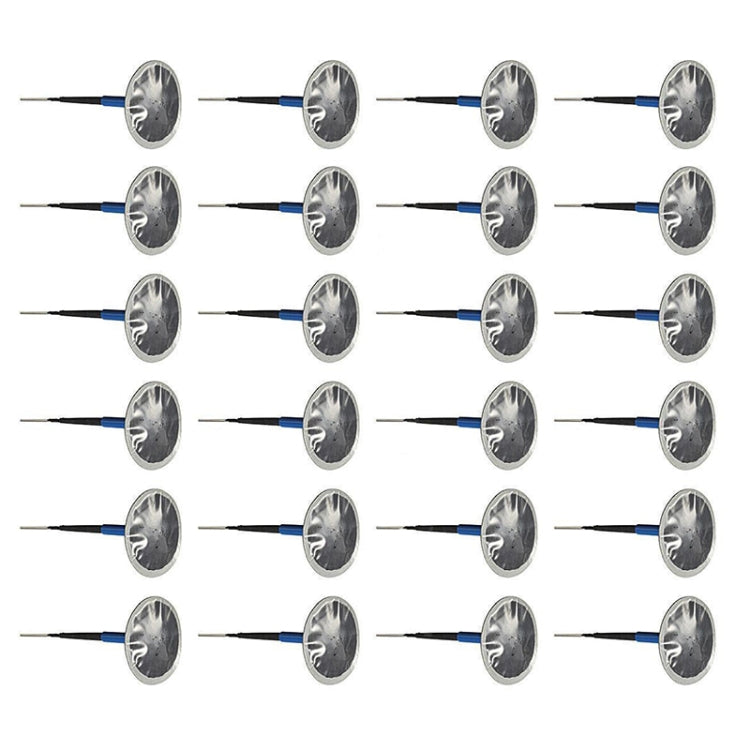 Kit de reparación de neumáticos con forma de hongo (24 piezas) - Reparación de neumáticos de caucho con película de parche frío de 4 mm