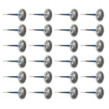 Kit de reparación de neumáticos con forma de hongo (24 piezas) - Reparación de neumáticos de caucho con película de parche frío de 4 mm