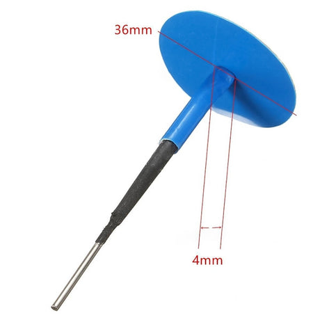 24 PCS 4mm Mushroom Nail-tyre Film Tyre Cold Patch Film Rubber Tire Repair Kit - LYDARZ