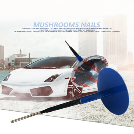 24 PCS 6mm Mushroom Nail-tyre Film Tyre Cold Patch Film Rubber Tire Repair Kit - LYDARZ