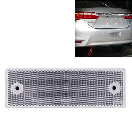 10 PCS Car Rear Bumper Warning Plastic Reflector and Sign