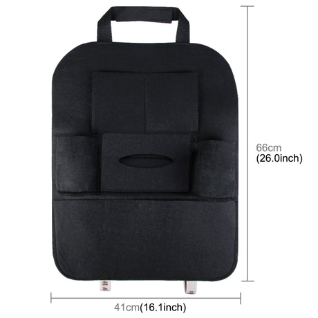 KANEED Auto Car Backseat Organizer Multi-Pocket Travel Storage Bag for Sunglass Phone Tissue Beverage Drink Can - LYDARZ