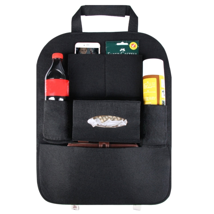 KANEED Auto Car Backseat Organizer - Multi-Pocket Travel Storage Bag for Sunglass, Phone, Tissue, and Beverage Drink Can - Ultimate backseat organizer car storage