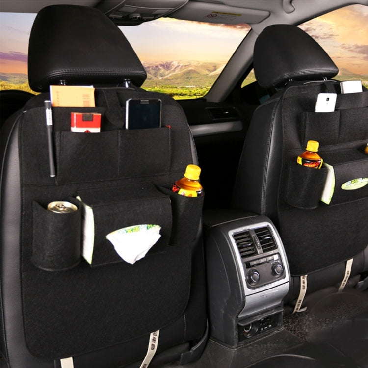 KANEED Auto Car Backseat Organizer - Multi-Pocket Travel Storage Bag for Sunglass, Phone, Tissue, and Beverage Drink Can - Ultimate backseat organizer car storage