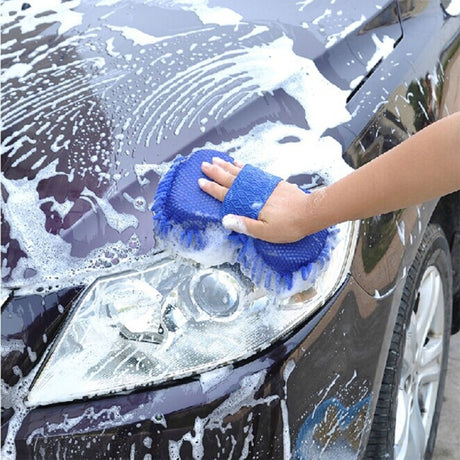 KANEED Ultrafine Fiber Chenille Anthozoan Car Washing Gloves Multi-functional Magic Car Brush (Random Color Delivery) - LYDARZ