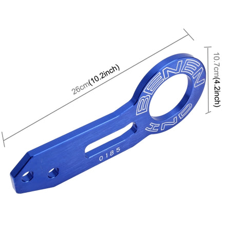 Benen Aluminum Alloy Rear Tow Hook for Universal Cars, 5 Colors - LYDARZ