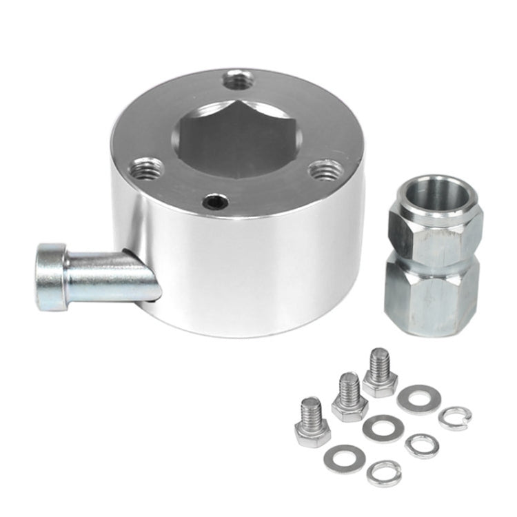 Cubo de desconexión rápida universal de aluminio para volante de coche - Herramientas de desmontaje de coche, eje de 3/4 de pulgada