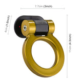 Car Tow Hook Ring Sticker - Adhesive Decal for Truck and Car Bumper Exterior Decoration