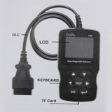 C500 Code Scanner 320*240 Pixel Display Car Scanner  Fault Code Reader Scanner Update Online Automotive Diagnostic Tool, Support SD card, C500