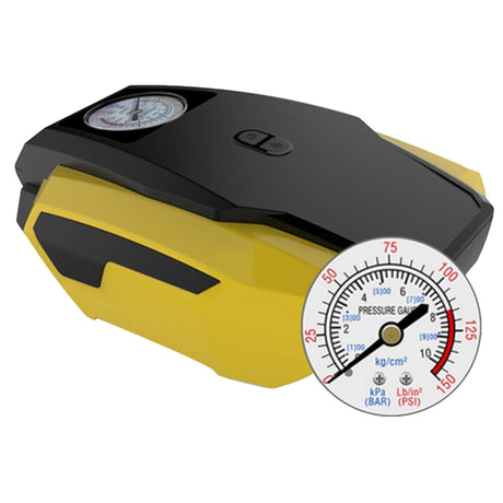 DC12V 120W 10A Digital Air Pump with 22 Cylinders, Portable Car Tire Inflator, 2.8m Power Cord - LYDARZ