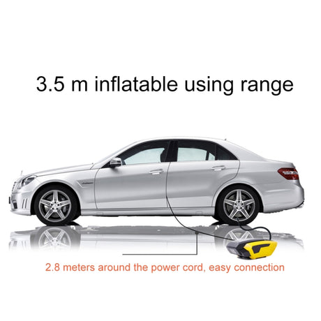 DC12V 120W 10A Digital Air Pump with 22 Cylinders, Portable Car Tire Inflator, 2.8m Power Cord - LYDARZ