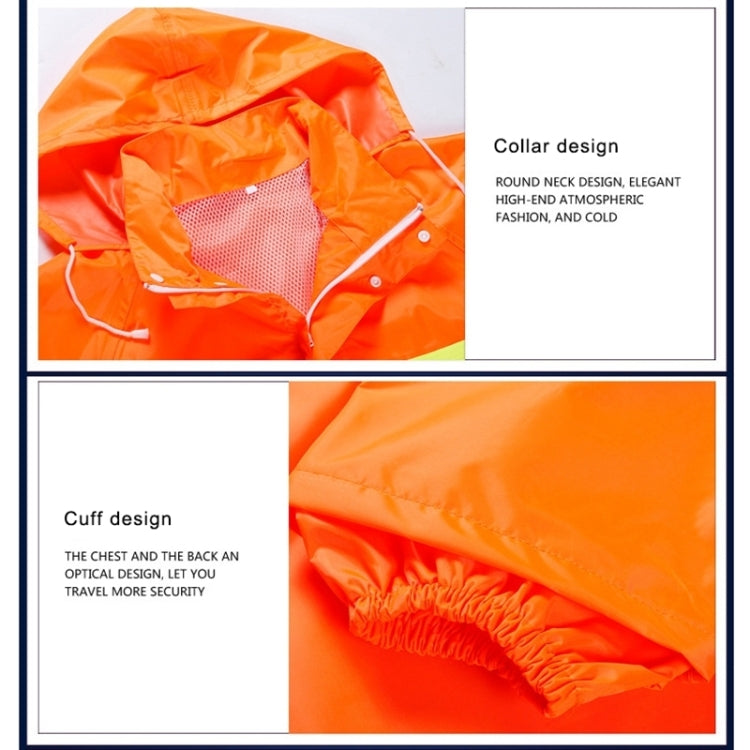 Adult Split Reflective Raincoats Rain Pants Cleaners Waterproof Clothes Labor Insurance Safety Sanitation Suits, Size: M