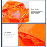 Adult Split Reflective Raincoats Rain Pants Cleaners Waterproof Clothes Labor Insurance Safety Sanitation Suits, Size: M