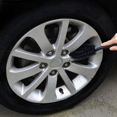 KANEED Portable Loop Style Auto Car Vehicle Motorcycle Wheel Tire Rim Hub Scrub Wash Brush Washing Cleaning Tool - LYDARZ