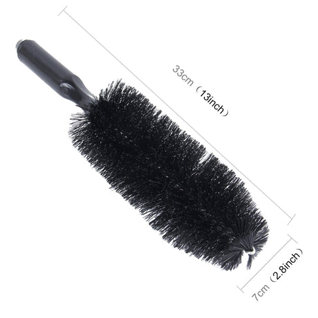 KANEED Portable Loop Style Auto Car Vehicle Motorcycle Wheel Tire Rim Hub Scrub Wash Brush Washing Cleaning Tool - LYDARZ