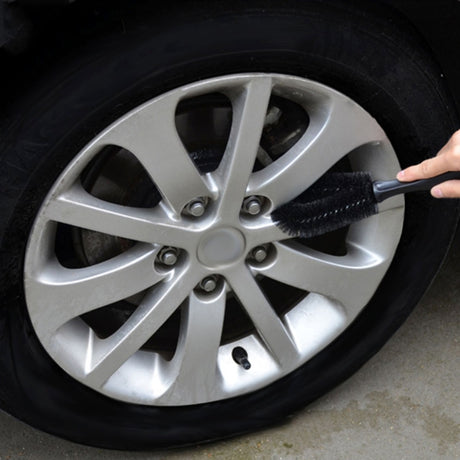 KANEED Portable Loop Style Auto Car Vehicle Motorcycle Wheel Tire Rim Hub Scrub Wash Brush Washing Cleaning Tool - LYDARZ