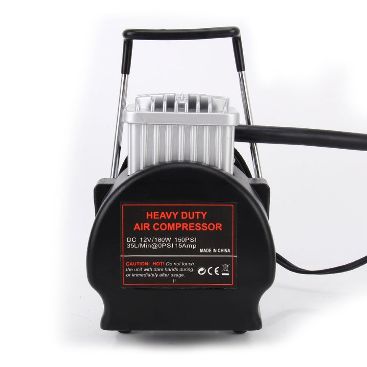 Compresor de aire portátil de 12 V, herramienta inflable para neumáticos 4x4 de alta resistencia, 150 PSI, con luz de trabajo para emergencias al aire libre.