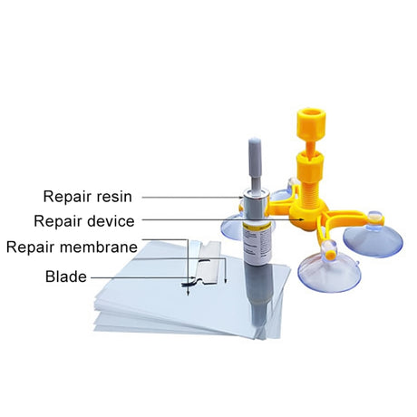 Professional Windscreen Repair Tool Paintless Dent Removal Car Window Windshield Repair Kit Chip Crack Auto Glass - LYDARZ
