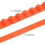 10 PCS Car Tire Emergency Single Grid Anti-skid Chains Tyre Anti-slip Chains, Single Grid