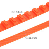 10 PCS Car Tire Emergency Single Grid Anti-skid Chains Tyre Anti-slip Chains, Single Grid