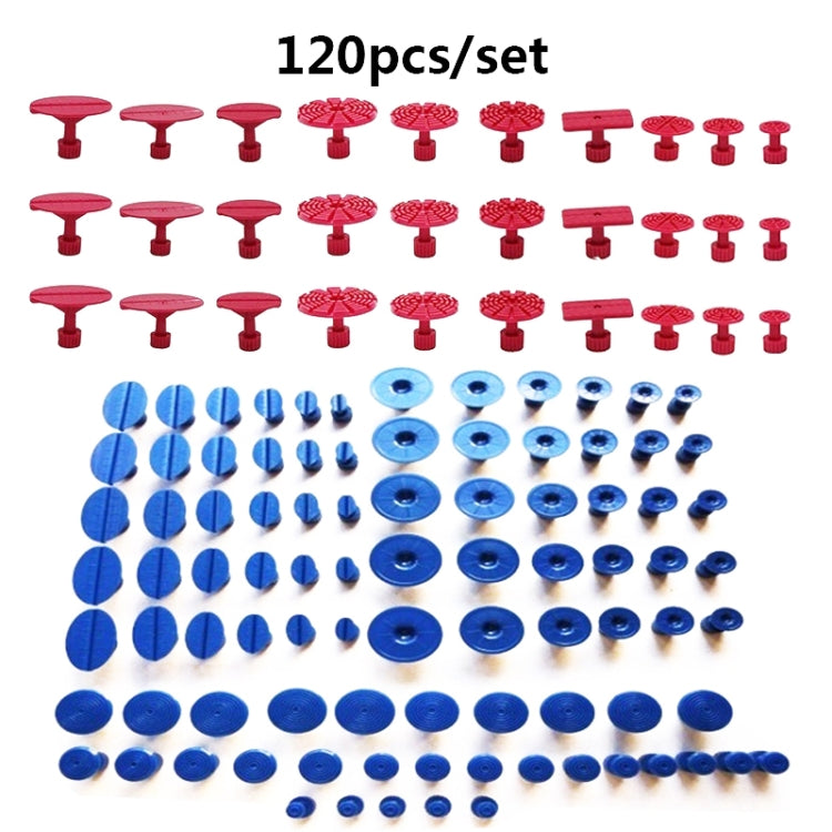 Kits de herramientas 120 en 1 para eliminar abolladuras sin pintura: pestañas de pegamento para automóviles y juego de herramientas de reparación