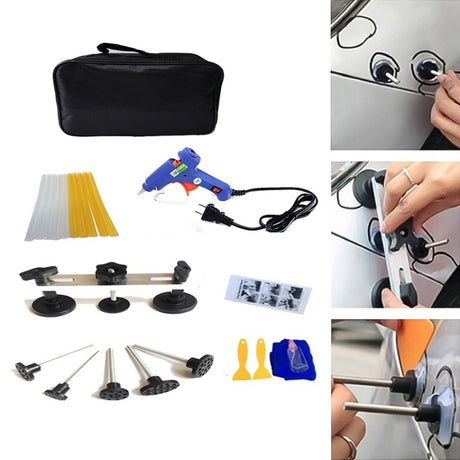 22 in 1 Auto Car Body Dent Repair Tools Pulling Bridge Dent Removal Lifter Puller,22 in 1 - LYDARZ