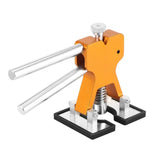 Kit de reparación de abolladuras para automóvil 44 en 1: extractor de pegamento PDR de metal, herramientas para eliminar granizo con pistola de pegamento de 20 W.