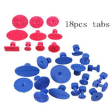 44 in 1 Auto Car Metal PDR Dent Lifter-Glue Puller Tab Hail Removal Paintless Car Dent Repair Tools Kit, with 20W Glue Gun, 44 in 1