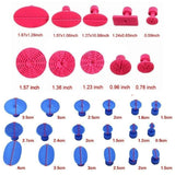 44 in 1 Auto Car Metal PDR Dent Lifter-Glue Puller Tab Hail Removal Paintless Car Dent Repair Tools Kit, with 20W Glue Gun, 44 in 1