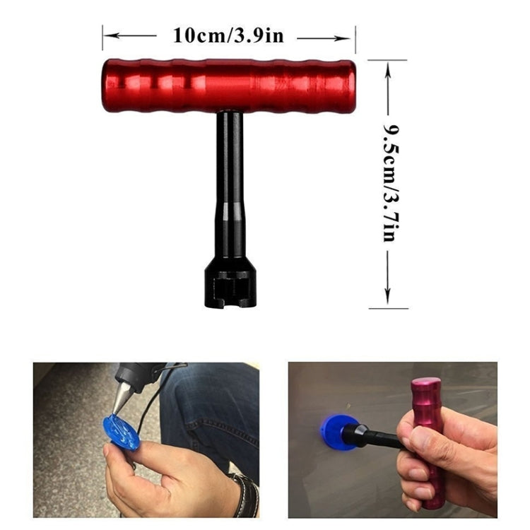 32 in 1 Auto Car Dent Repair Tools Kit - Metal PDR Dent Lifter, Glue Puller Tab, Hail Removal