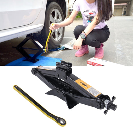 Upright ST-112C Heavy Duty Stabilizer Scissor Jack with Handle Lift Levelers 4000 Pound (2 Ton) Capacity Each - 9.8 to 44.2 CM Range - LYDARZ