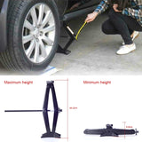 Gato de tijera vertical ST-112C para trabajo pesado: capacidad de 4000 libras, alcance de 9,8 a 44,2 cm