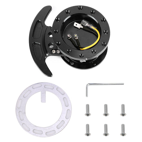 Car Tilt Racing Steering Wheel Quick Release Hub Kit Adapter Body Removable Snap Off Boss Kit - LYDARZ