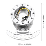 Car Steering Wheel Quick Release Adapter Kit - Removable Snap Off Boss System