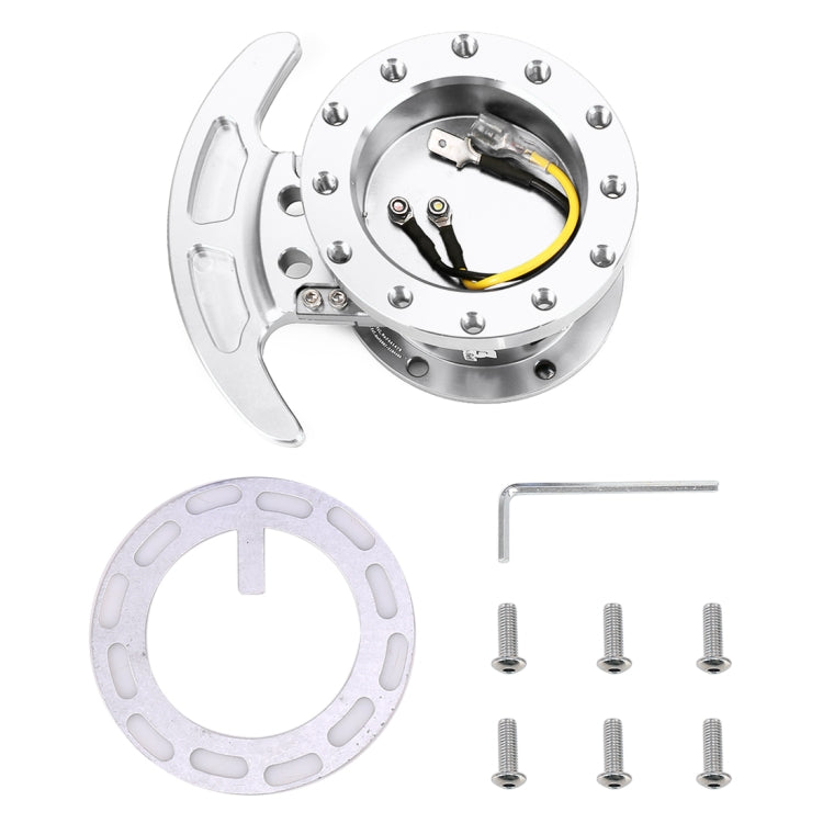Car Steering Wheel Quick Release Adapter Kit - Removable Snap Off Boss System