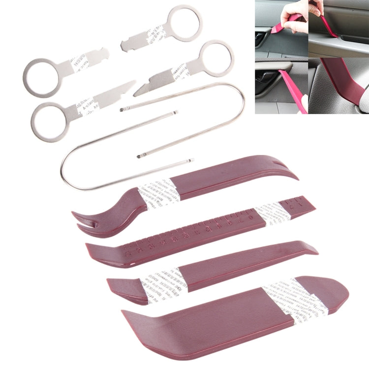 10PCS Car Dismantle Tools - T-Handle Handbrake Tool for Video and Audio System
