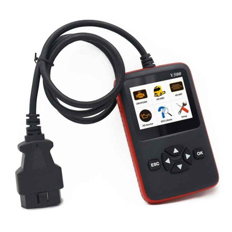 V500 Trunk HD Reading Card Professional OBDII Diagnostic Code Scanner Tool, V500